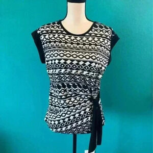 ⭐️ Rachel Rachel black and white top